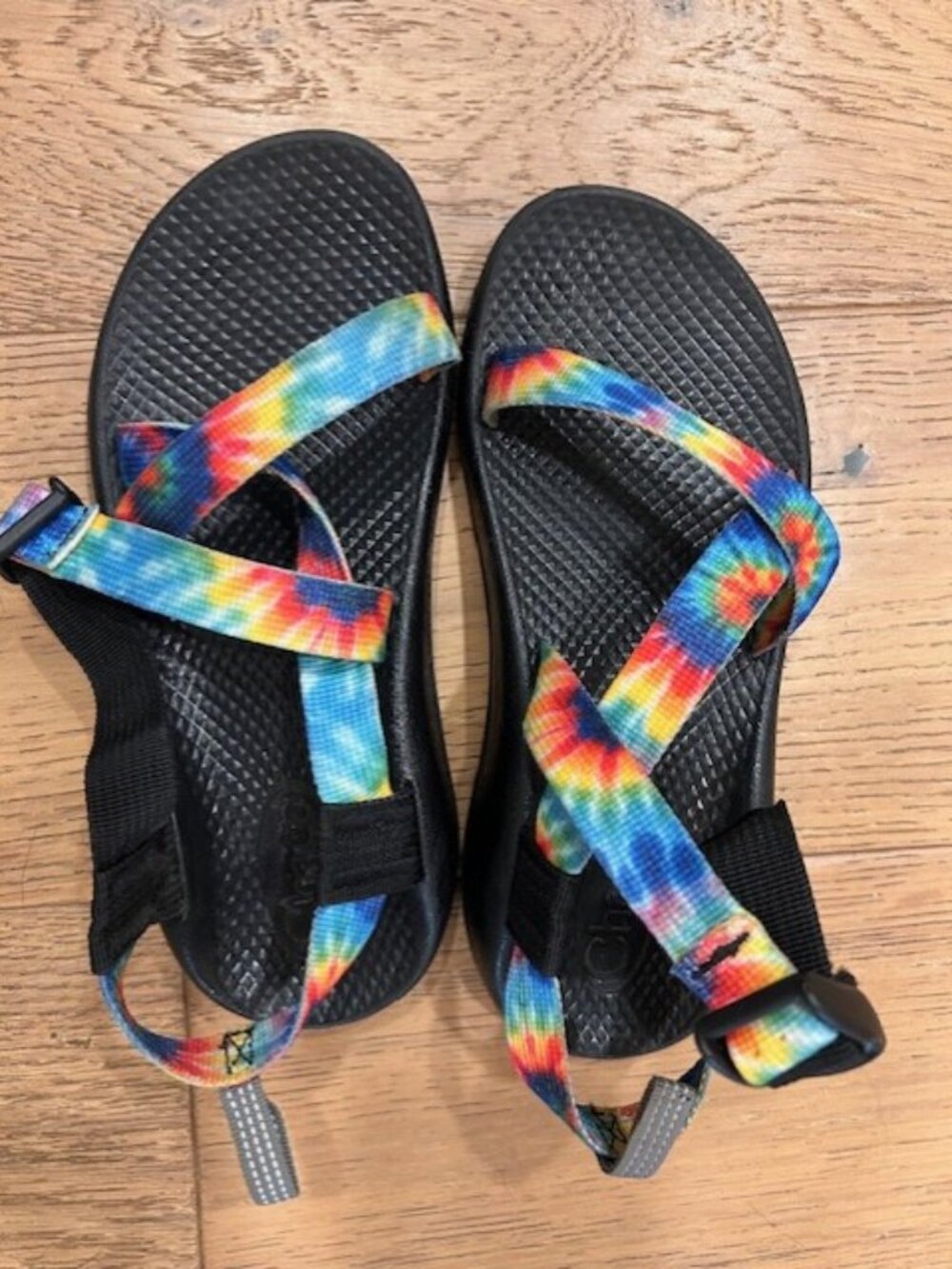 Chaco Big Kid's Unisex Z1 - Tie Dye - Size 4
